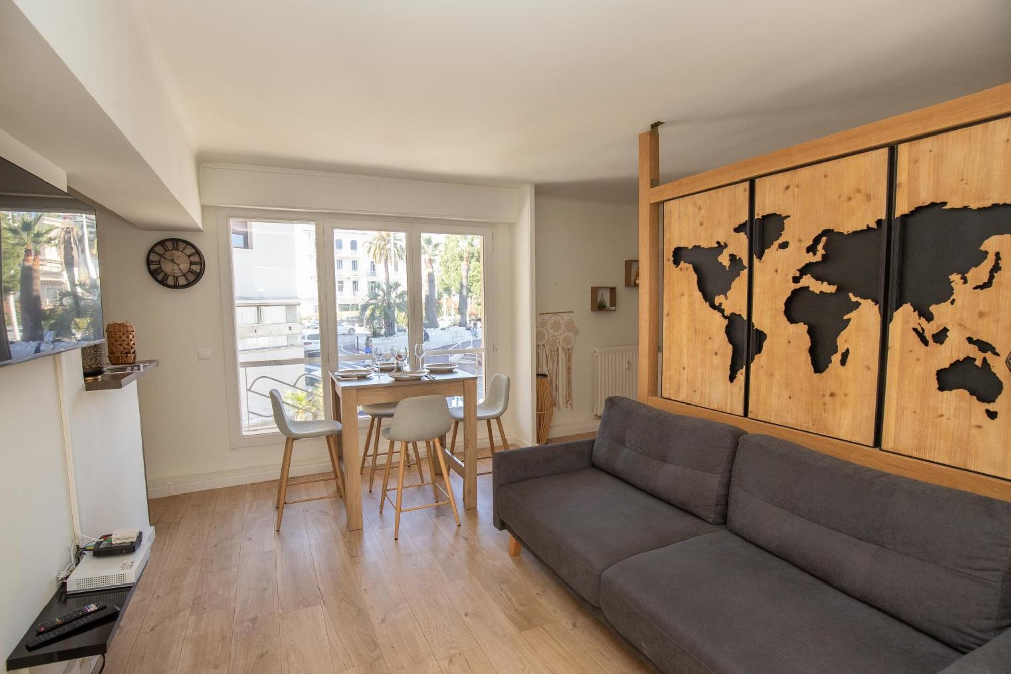 Appartamento La Chic Riviera - Clim - Wifi - Croisette Cannes Esterno foto