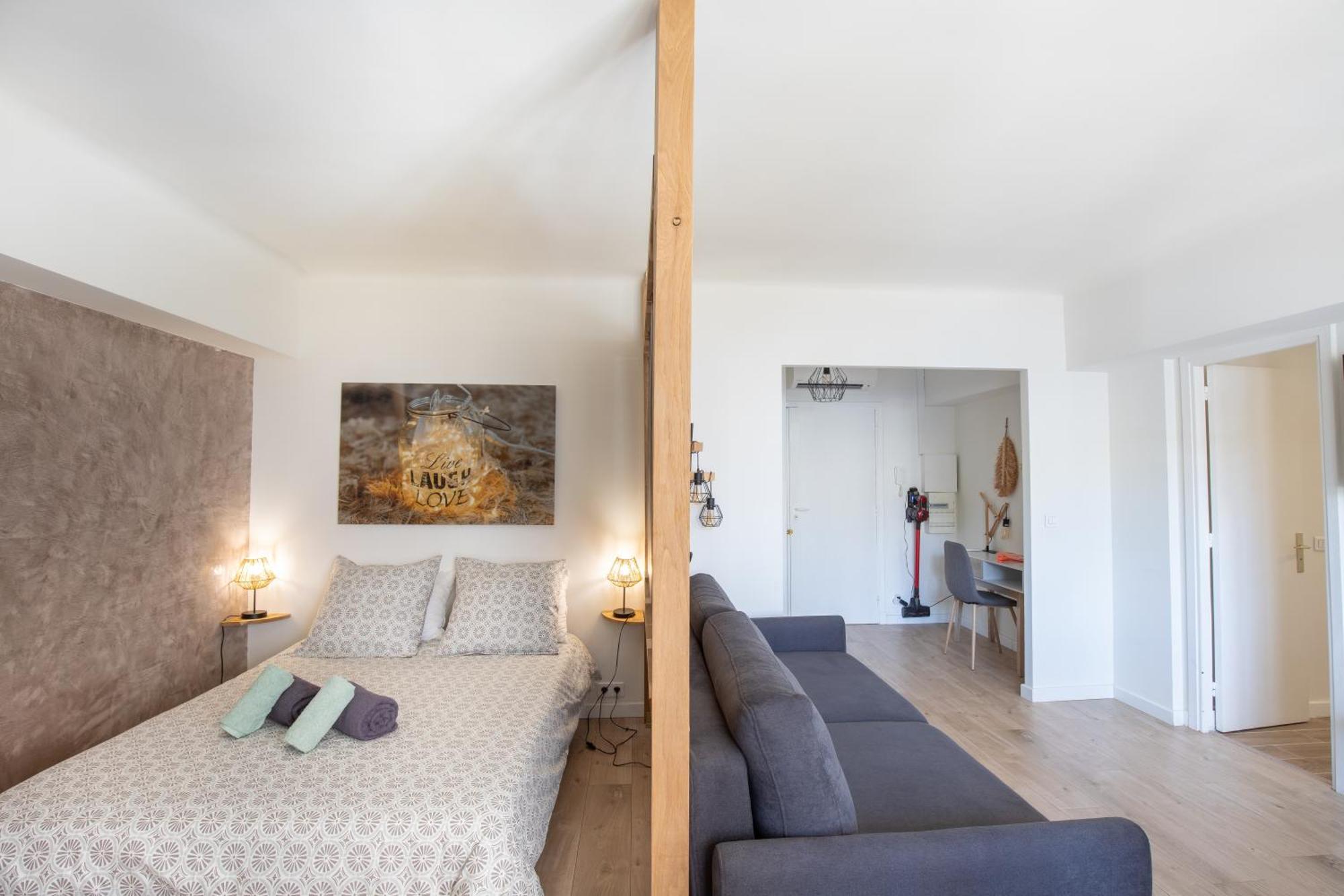 Appartamento La Chic Riviera - Clim - Wifi - Croisette Cannes Esterno foto